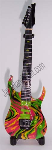 Steve Vai Swirl miniature guitar 