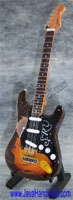 Stevie Ray Vaughn Tribute Fender Stratocaster Miniature Guitar