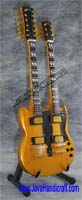 GOLD Double Neck Gibson