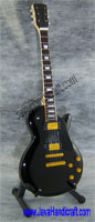 The Gibson Les Paul Black with Black Pickguard