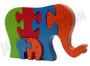 JVJP28B-ELEPHANT WITH ONE CHILD 