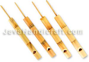 Bamboo Whistles with Stick