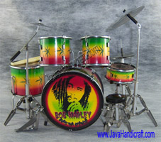 Miniature Drum 'Bob Marley'