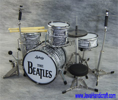 Miniature Drum 'The Beatles' (Small Size)