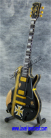 James Hetfield Metallica Maltese Cross Gibson Les Paul Miniature Guitar 