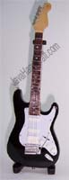 Black Fender Stratocaster -miniature guitar